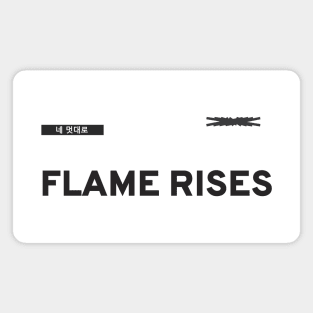 Le sserafim Flame Rises Concert 2 Sided Print Magnet